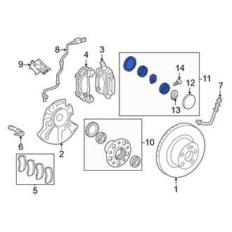 Mercedes-Benz OE - Front Wheel Bearing Kit