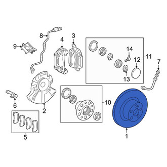 Mercedes-Benz OE - Front Disc Brake Rotor