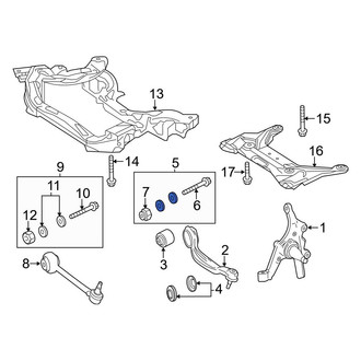 Mercedes-Benz OE - Suspension Control Arm Bolt