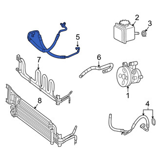 Mercedes-Benz OE - Power Steering Pressure Hose