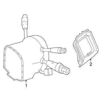 Mercedes-Benz OE - Steering Column - Upper Components (4Matic Coupe)