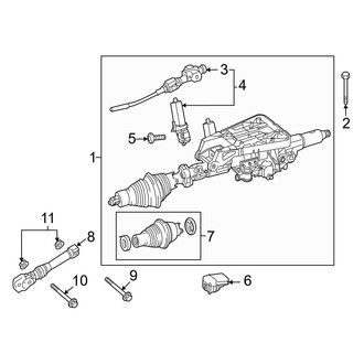 Mercedes-Benz OE - Steering Column - Lower Components (Convertible / Coupe)
