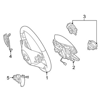 Mercedes-Benz OE - Steering Wheel & Trim (Convertible / Coupe)