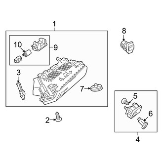 Mercedes-Benz OE - Instrument Panel - Glove Box (Convertible / Coupe)