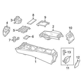 Mercedes-Benz OE - Console (Convertible / Coupe)