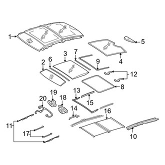 Mercedes-Benz OE - Roof - Sunroof (Coupe)