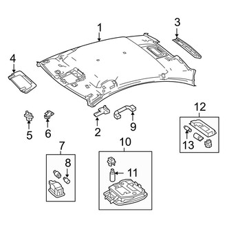 Mercedes-Benz OE - Roof - Interior Trim (Coupe)