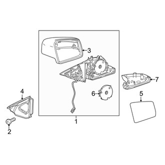 Mercedes-Benz OE - Door - Outside Mirrors (Coupe)