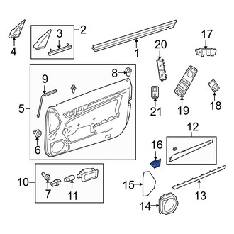 Mercedes-Benz OE - Left Door Trim Molding
