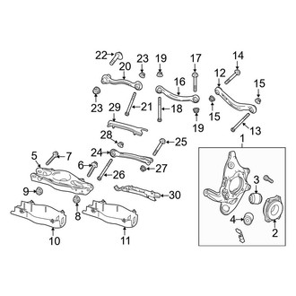 Mercedes-Benz OE - Rear Suspension - Suspension Components (Convertible / Coupe)