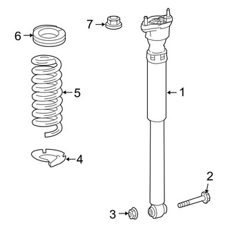 Mercedes-Benz OE - Rear Suspension - Shocks & Components (Coupe)