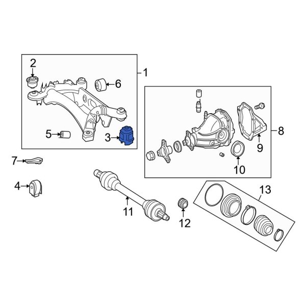 Suspension Crossmember Insulator