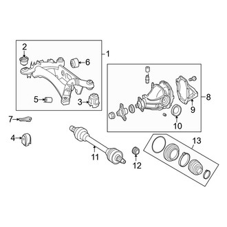 Mercedes-Benz OE - Rear Suspension - Axle & Differential