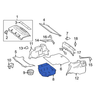 Mercedes-Benz OE - Rear Spare Tire Compartment
