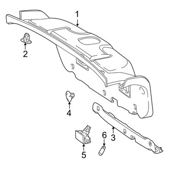Mercedes-Benz OE - Trunk Lid - Interior Trim (Coupe)