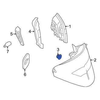 Mercedes-Benz OE - Tail Light Nut
