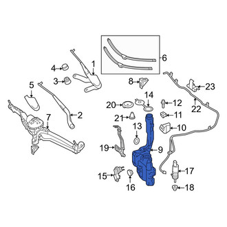 Mercedes-Benz OE - Washer Fluid Reservoir