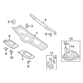 Mercedes-Benz OE - Roof - Interior Trim (Convertible)