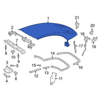 Mercedes-Benz OE - Convertible Top Assembly