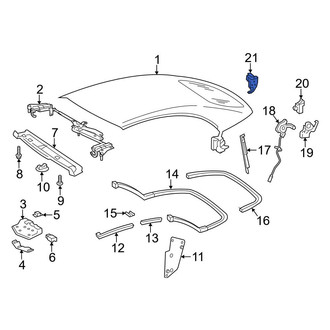 Mercedes-Benz OE - Convertible Top Switch