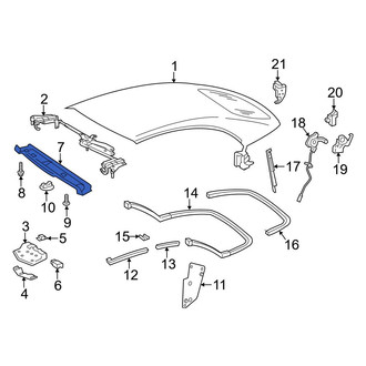 Mercedes-Benz OE - Roof Opening Trim