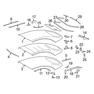 Mercedes-Benz OE - Convertible/Soft Top - Cover & Components (Convertible)