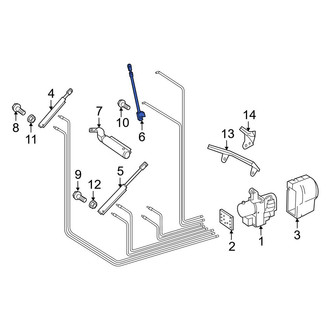 Mercedes-Benz OE - Convertible Top Strut
