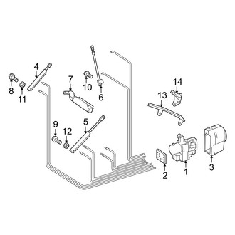 Mercedes-Benz OE - Convertible/Soft Top - Motor & Components (Hydraulic, Components), (Convertible)