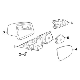Mercedes-Benz OE - Door - Outside Mirrors (Convertible)