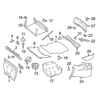 Mercedes-Benz OE - Rear Body & Floor - Interior Trim (Convertible)