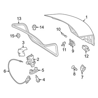 Mercedes-Benz OE - Trunk Lid - Lid & Components (Convertible)