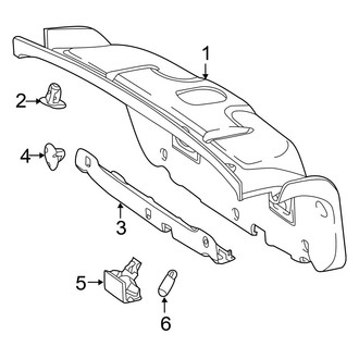 Mercedes-Benz OE - Trunk Lid - Interior Trim (Convertible)