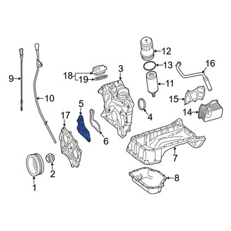 Mercedes-Benz OE - Lower Engine Timing Cover
