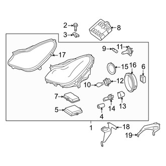 Mercedes-Benz OE - Front Lamps - Headlamp Components