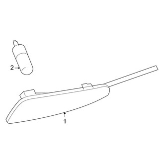Mercedes-Benz OE - Front Lamps - Side Marker Lamps