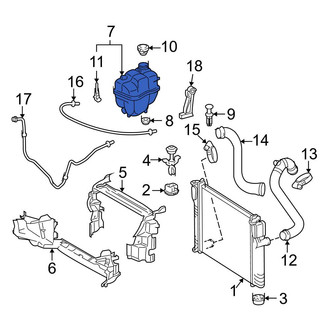 Mercedes-Benz OE - Engine Coolant Reservoir