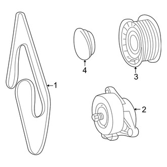 Mercedes-Benz OE - Cooling - Belts & Pulleys (5.0L)