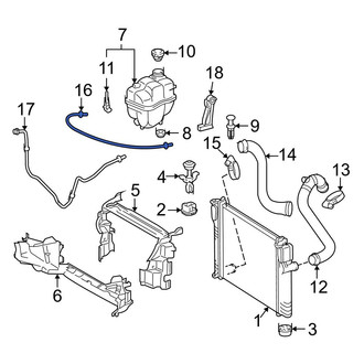 Mercedes-Benz OE - Engine Coolant Overflow Hose