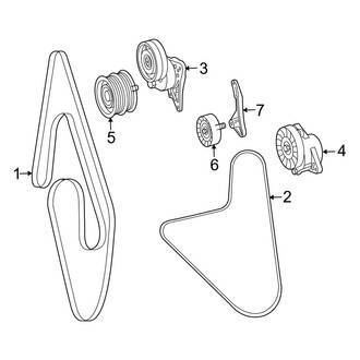 Mercedes-Benz OE - Cooling - Belts & Pulleys (5.5L)