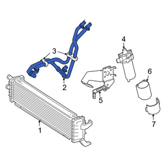 Mercedes-Benz OE - Upper Radiator Coolant Hose