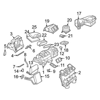 Mercedes-Benz OE - Air Conditioner & Heater - Evaporator & Heater Components