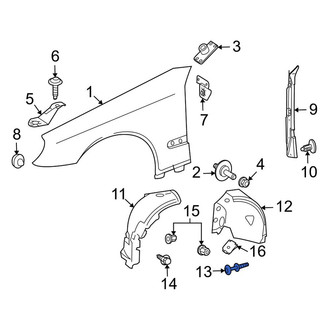 Mercedes-Benz OE - Fender Liner Retainer
