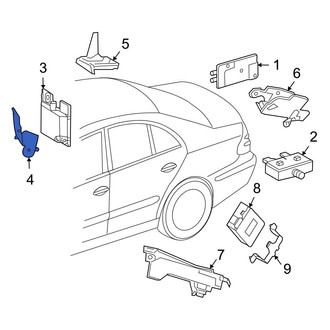 Mercedes-Benz OE - Radio Antenna Module Bracket