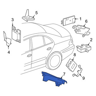 Mercedes-Benz OE - Left Antenna Amplifier