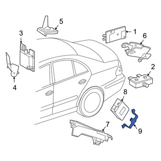 Mercedes-Benz OE - Radio Antenna Module Bracket