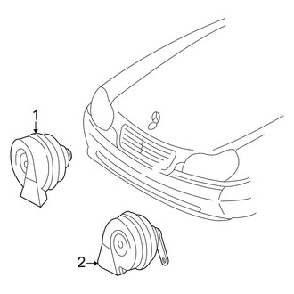 Mercedes-Benz OE - Electrical - Horn