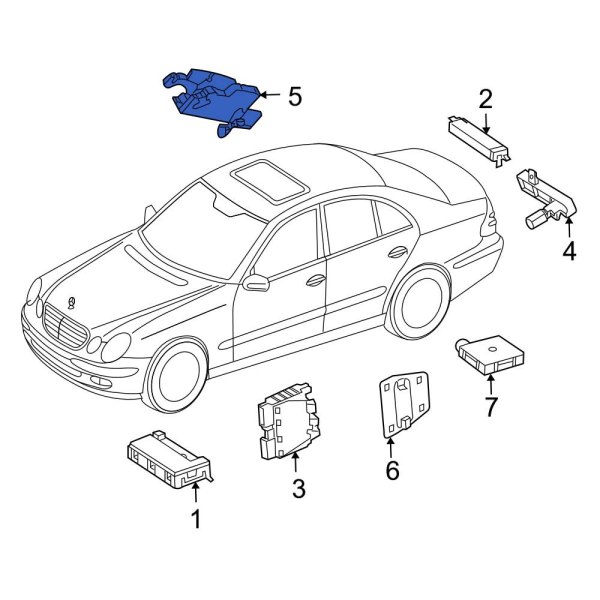 MercedesBenz OE 2118270642 Keyless Entry Antenna