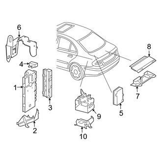 Mercedes-Benz OE - Electrical - Control Components (Rear)