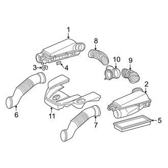 Mercedes-Benz OE - Engine - Air Intake (5.5L)