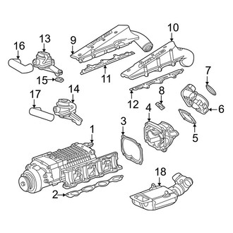 Mercedes-Benz OE - Engine - Supercharger & Components (5.5L)